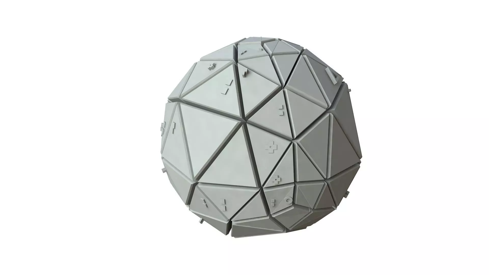 Sci Fi Object No 3566 Low Poly Low-poly 3D model_0