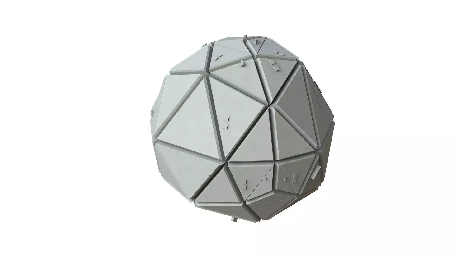 Sci Fi Object No 3552 Low Poly Low-poly 3D model_0