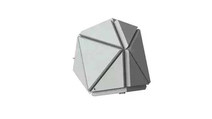 Sci Fi Object No 3484 Low Poly
