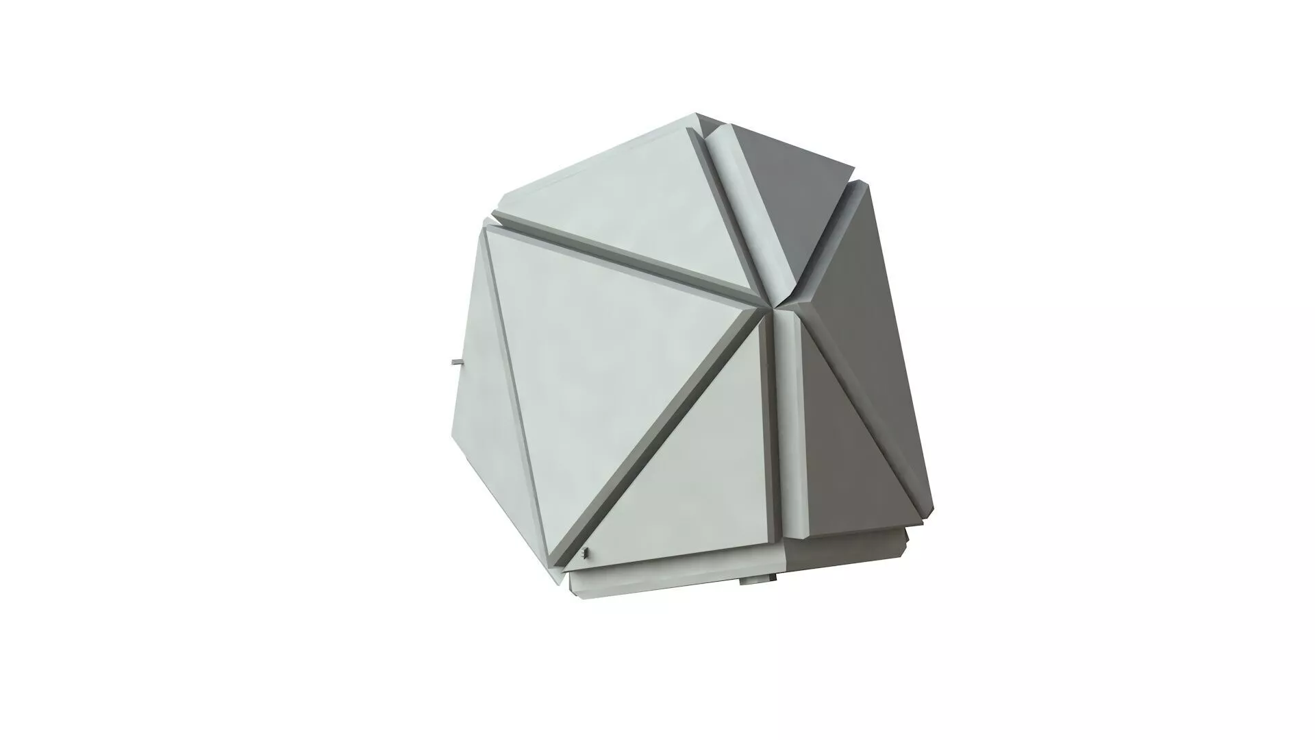 Sci Fi Object No 3484 Low Poly Low-poly 3D model
