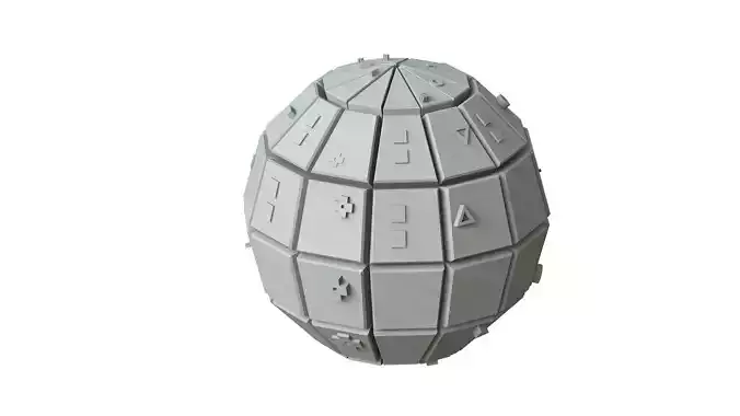 Sci Fi Object No 3467 Low Poly