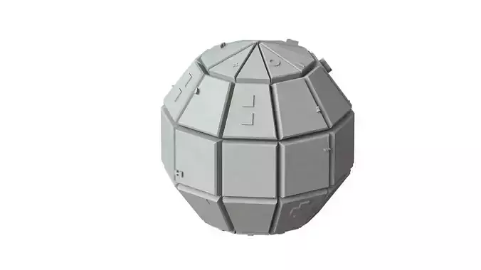 Sci Fi Object No 3462 Low Poly