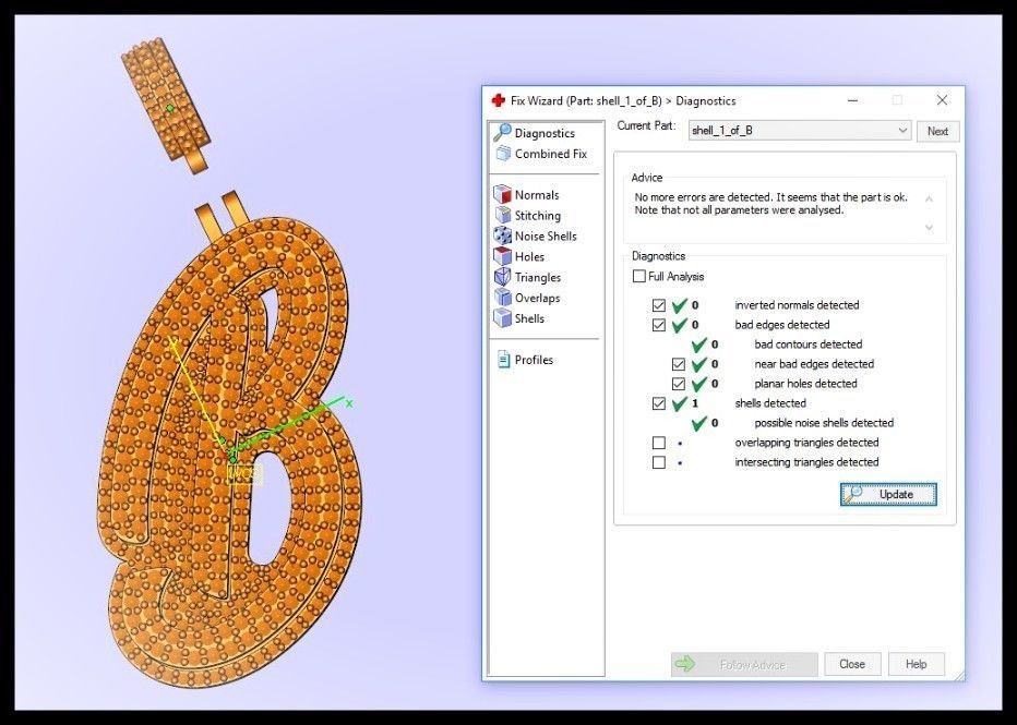 B DOUBLE CURVED FONT 3D print model_3