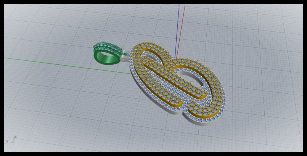 B DOUBLE CURVED FONT 3D print model_4