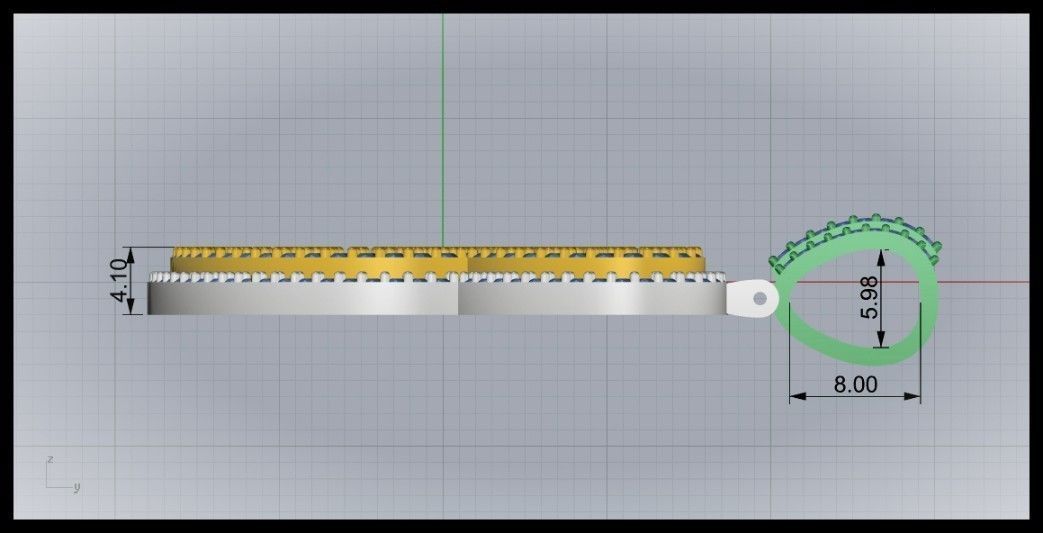 B DOUBLE CURVED FONT 3D print model_9