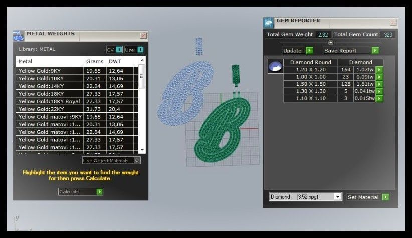 B DOUBLE CURVED FONT 3D print model_2