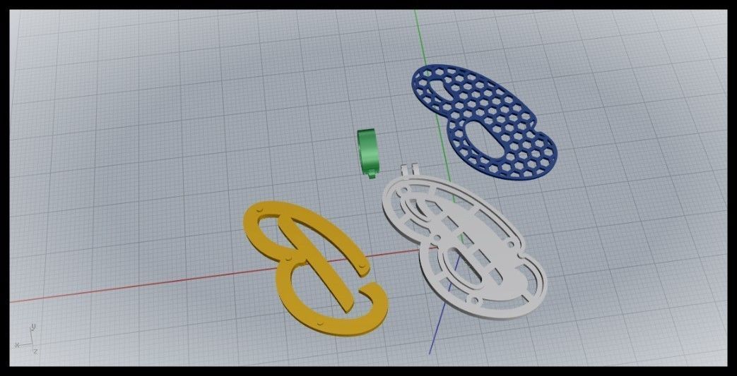 B DOUBLE CURVED FONT 3D print model_11