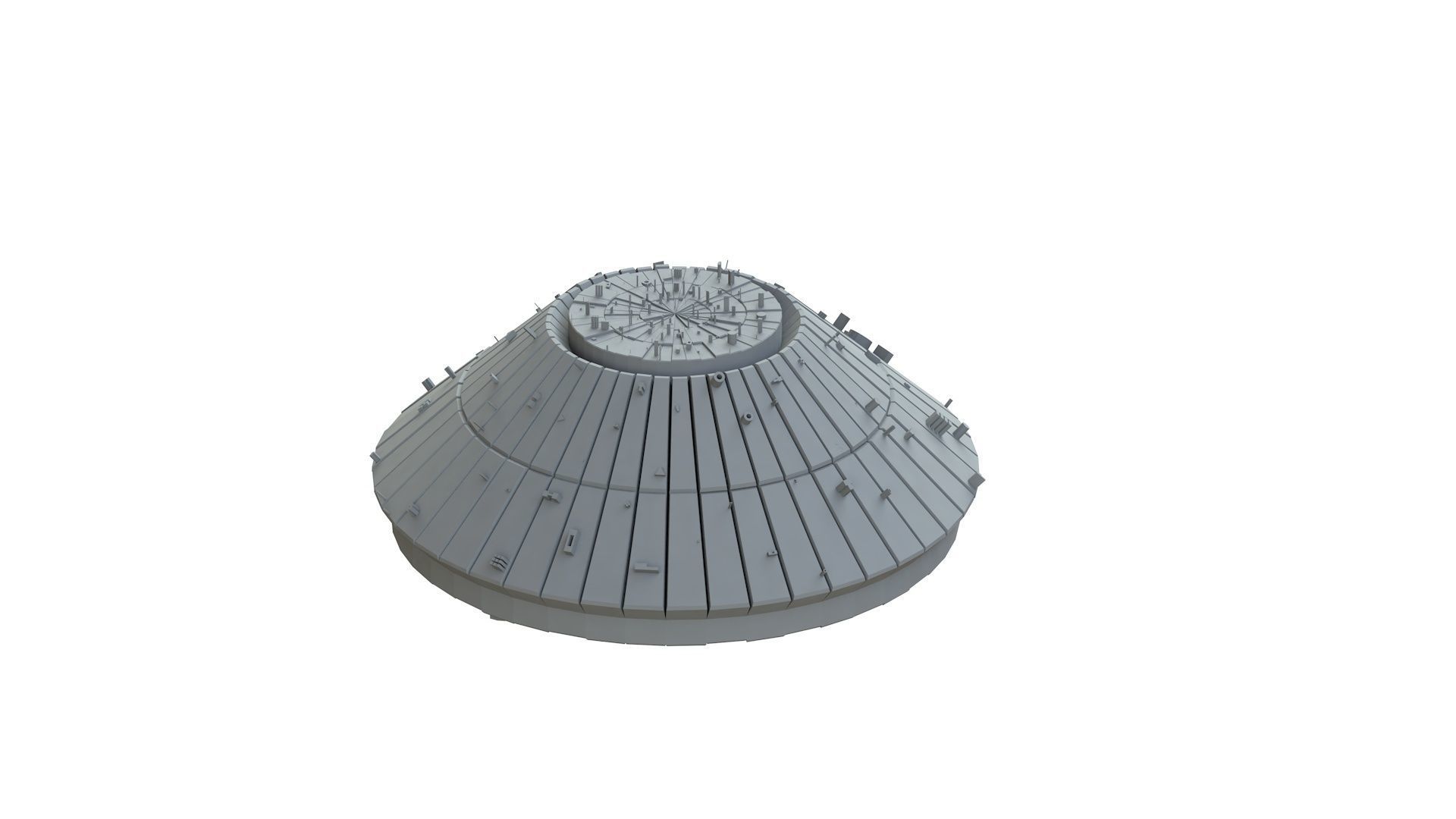 Sci Fi Object No 3268 Low Poly Low-poly 3D model_8
