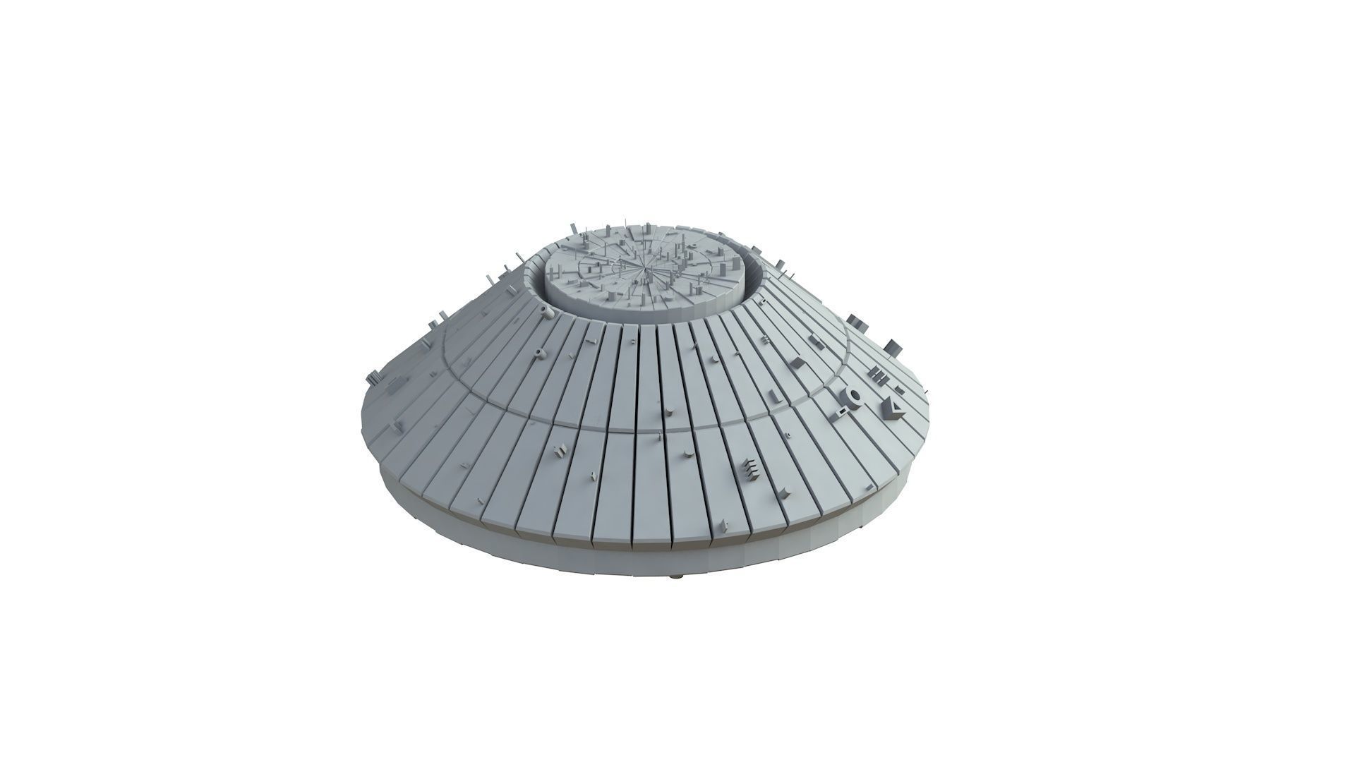 Sci Fi Object No 3268 Low Poly Low-poly 3D model_5