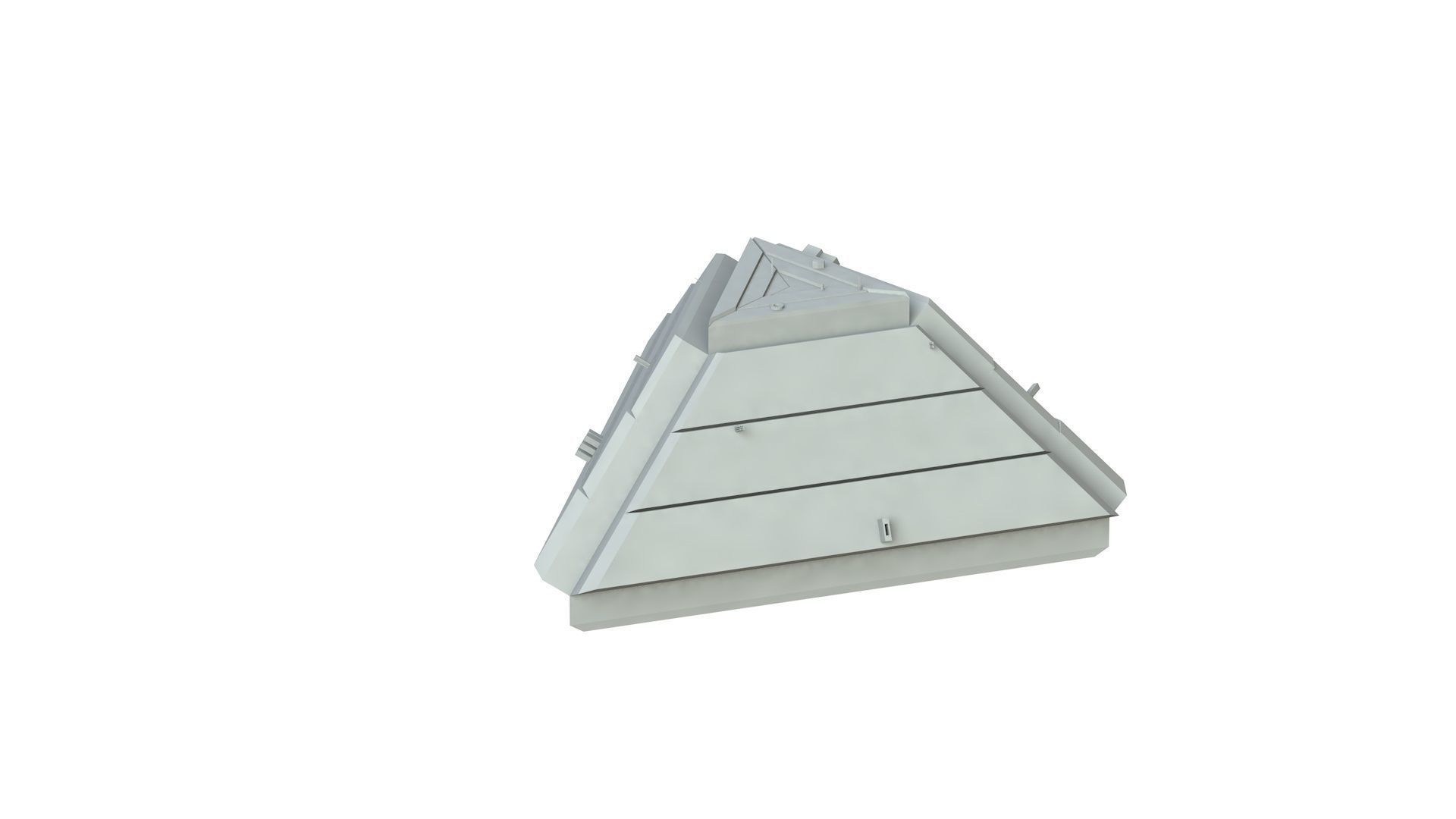 Sci Fi Object No 3185 Low Poly Low-poly 3D model_1