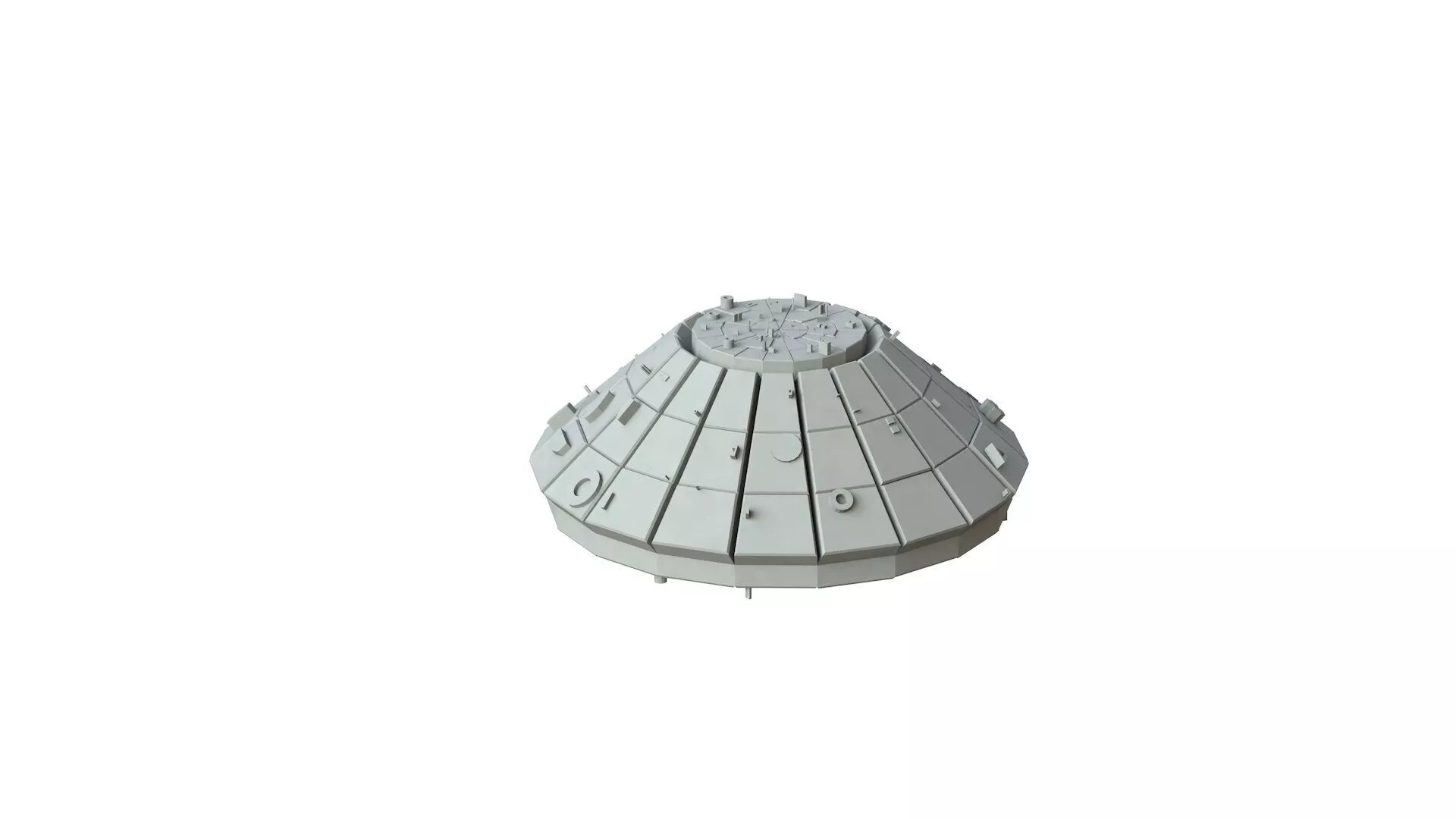 Sci Fi Object No 3127 Low Poly Low-poly 3D model