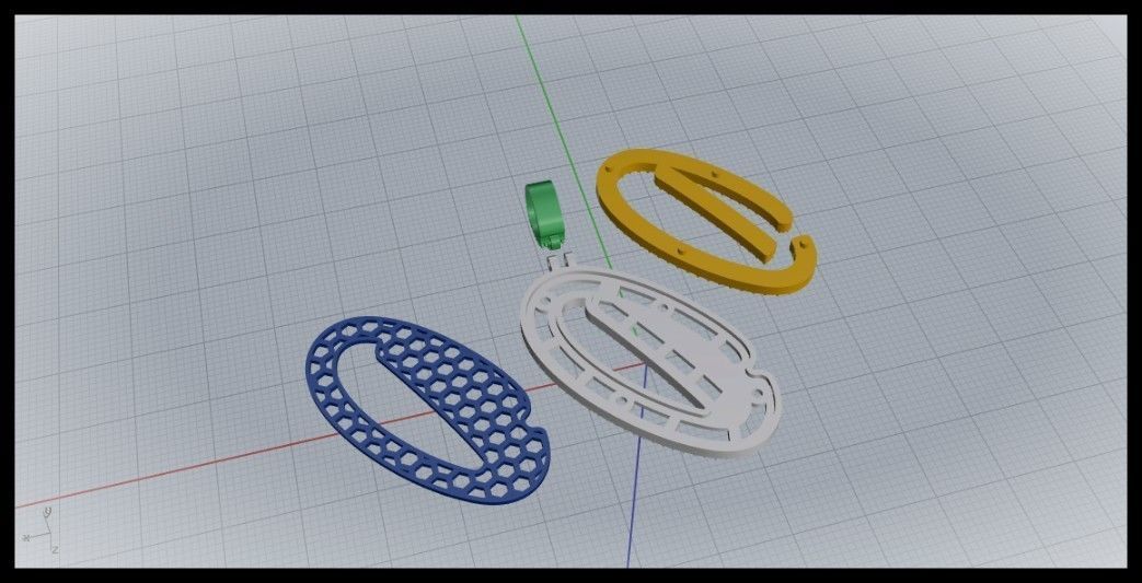 D DOUBLE CURVED FONT 3D print model_11