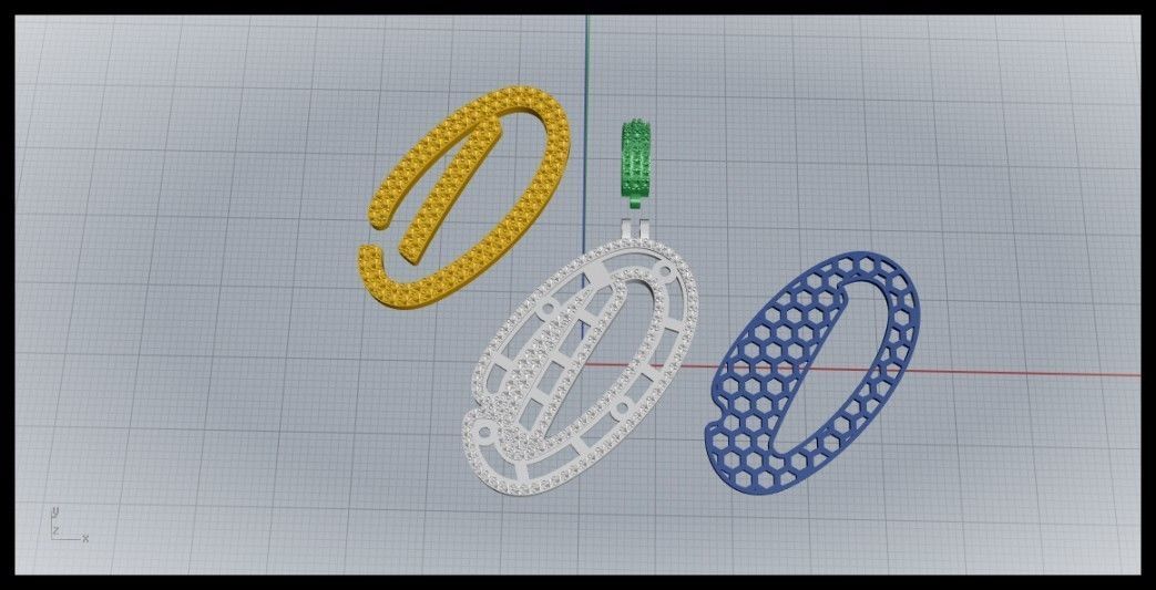 D DOUBLE CURVED FONT 3D print model_10