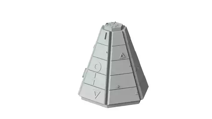 Sci Fi Object No 2759 Low Poly