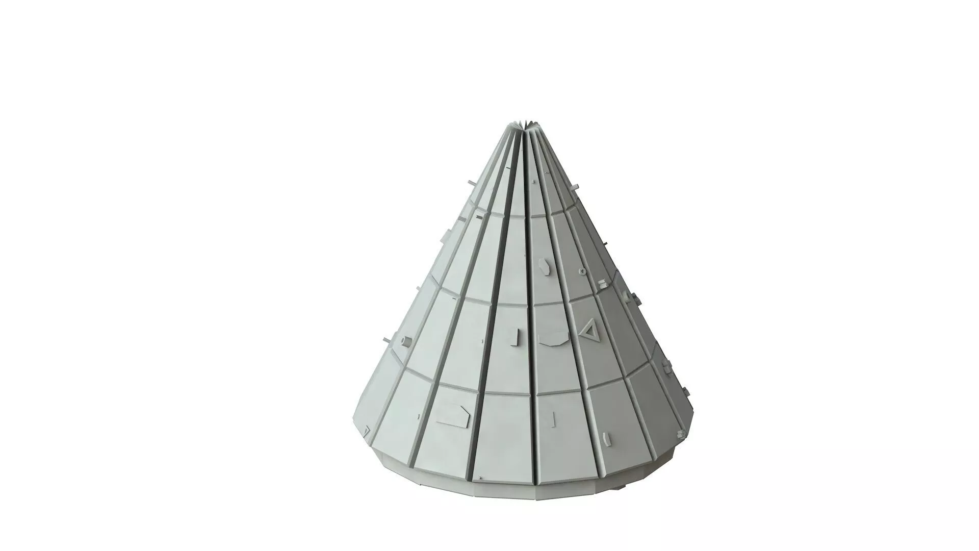 Sci Fi Object No 2567 Low Poly Low-poly 3D model