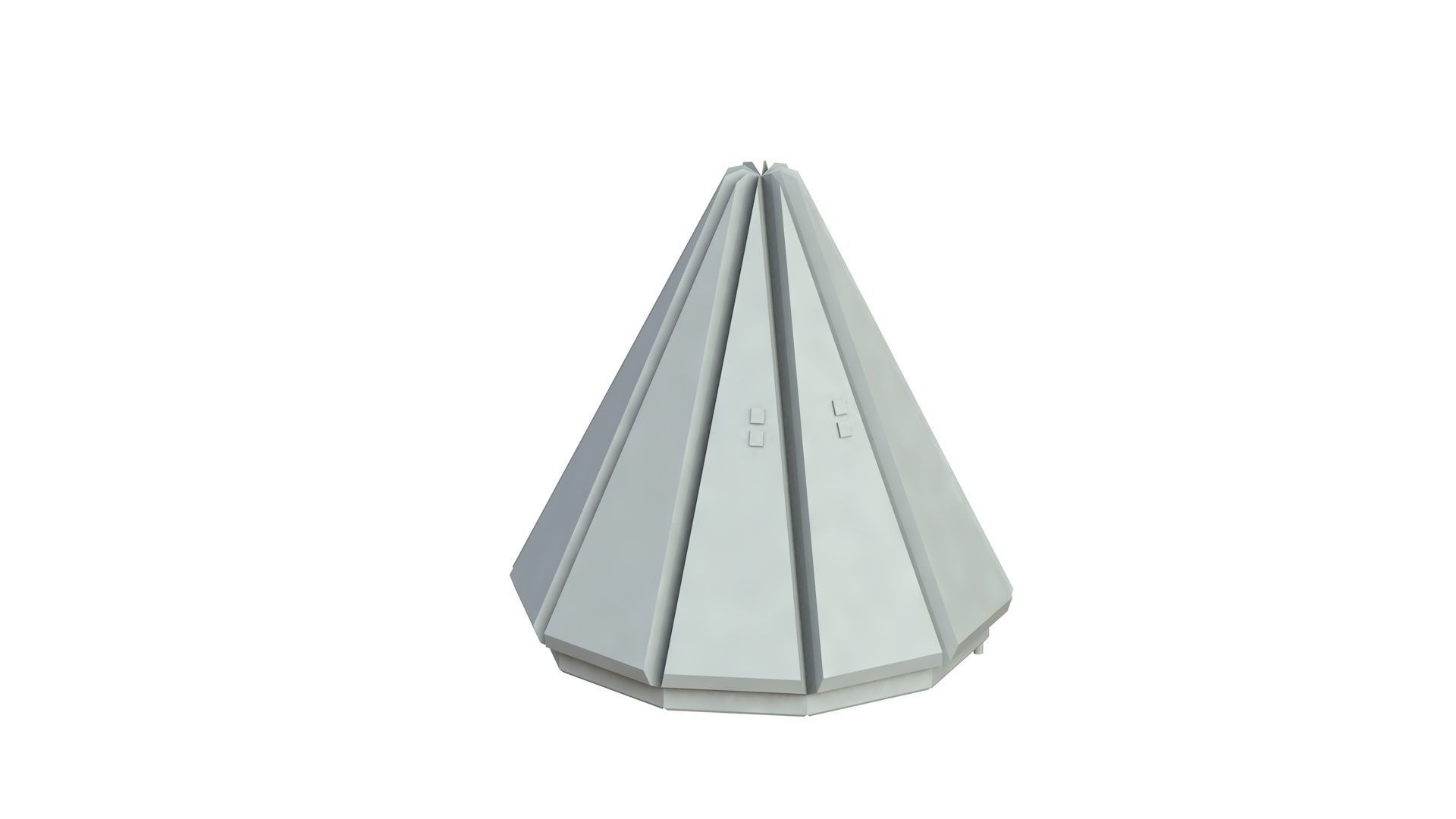 Sci Fi Object No 2361 Low Poly Low-poly 3D model_2