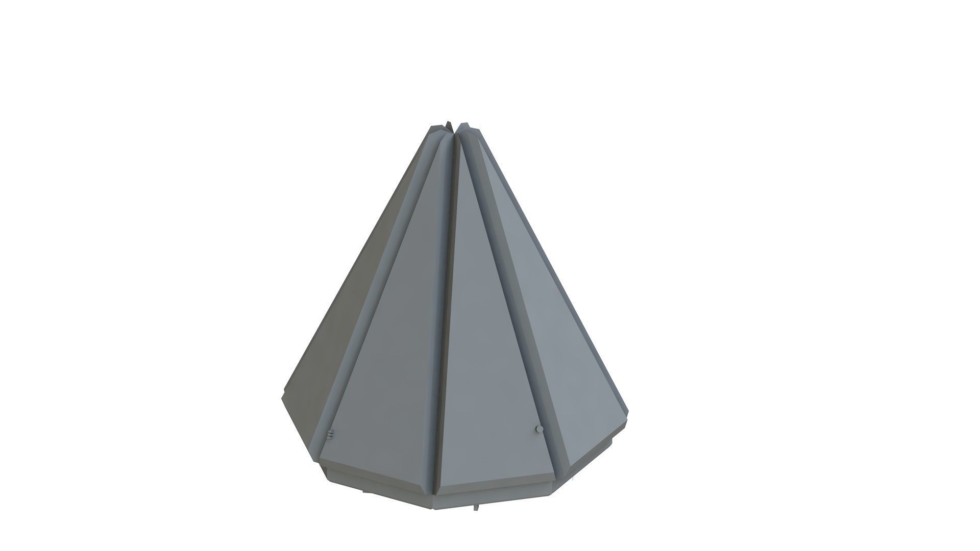 Sci Fi Object No 2321 Low Poly Low-poly 3D model_8