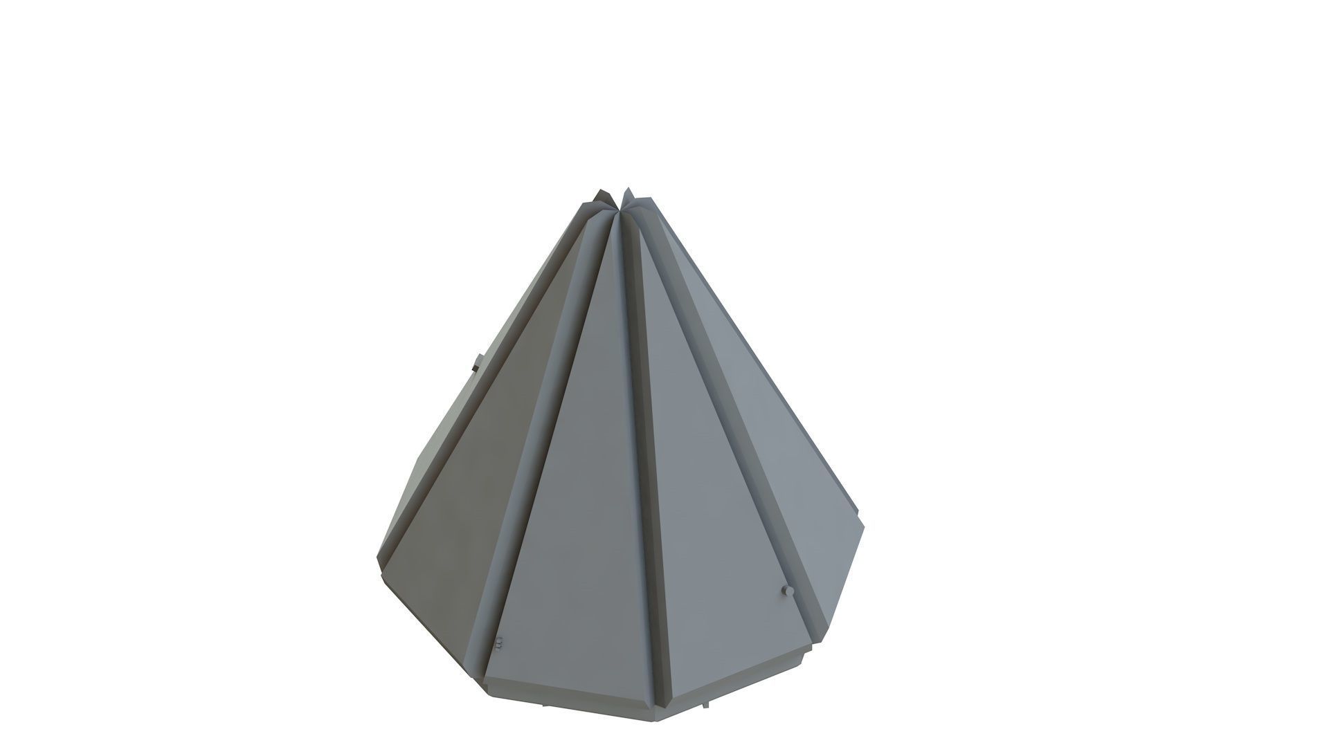 Sci Fi Object No 2321 Low Poly Low-poly 3D model_10