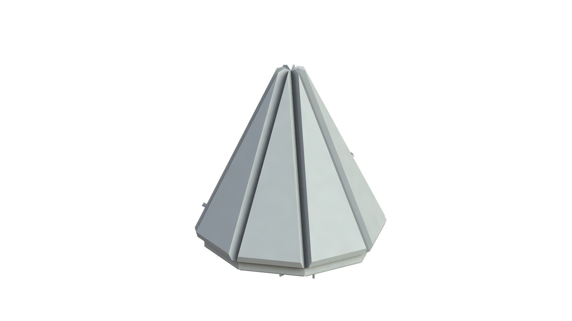 Sci Fi Object No 2321 Low Poly Low-poly 3D model_3