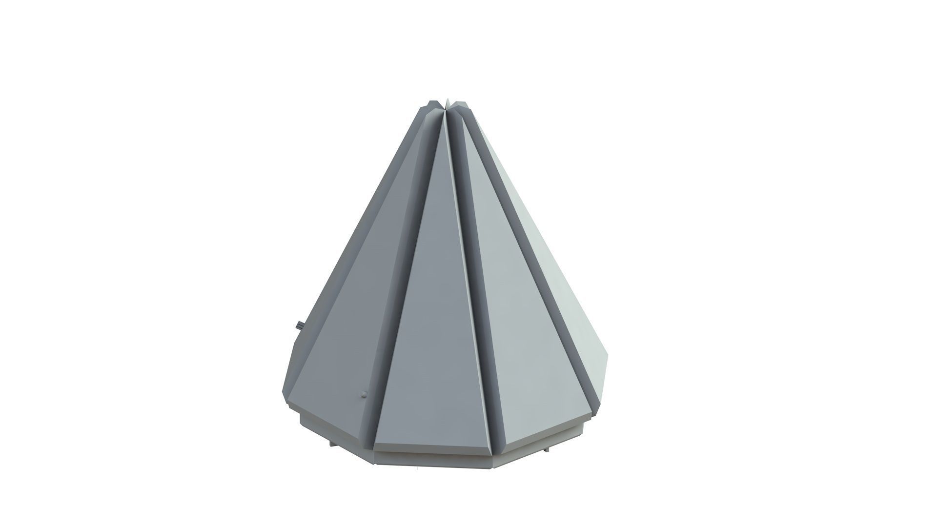 Sci Fi Object No 2321 Low Poly Low-poly 3D model_5