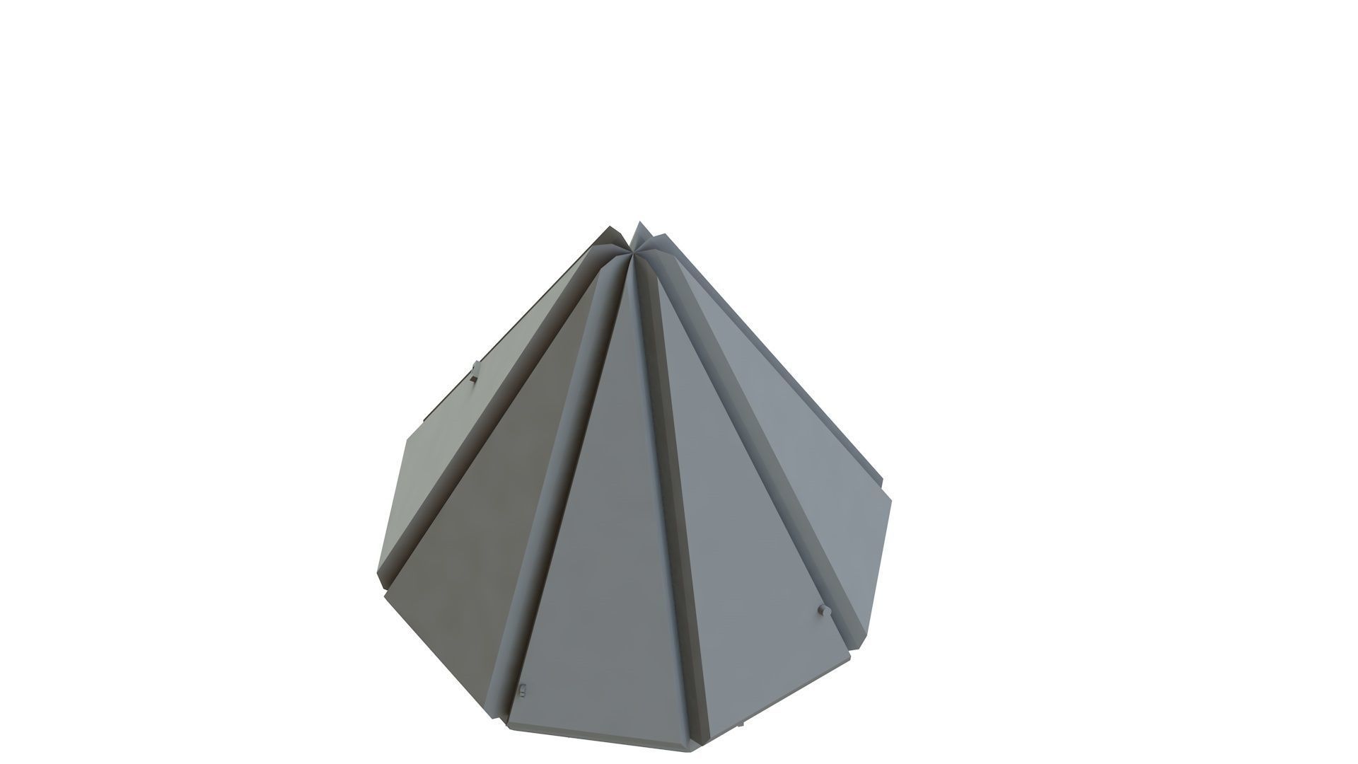 Sci Fi Object No 2321 Low Poly Low-poly 3D model_11