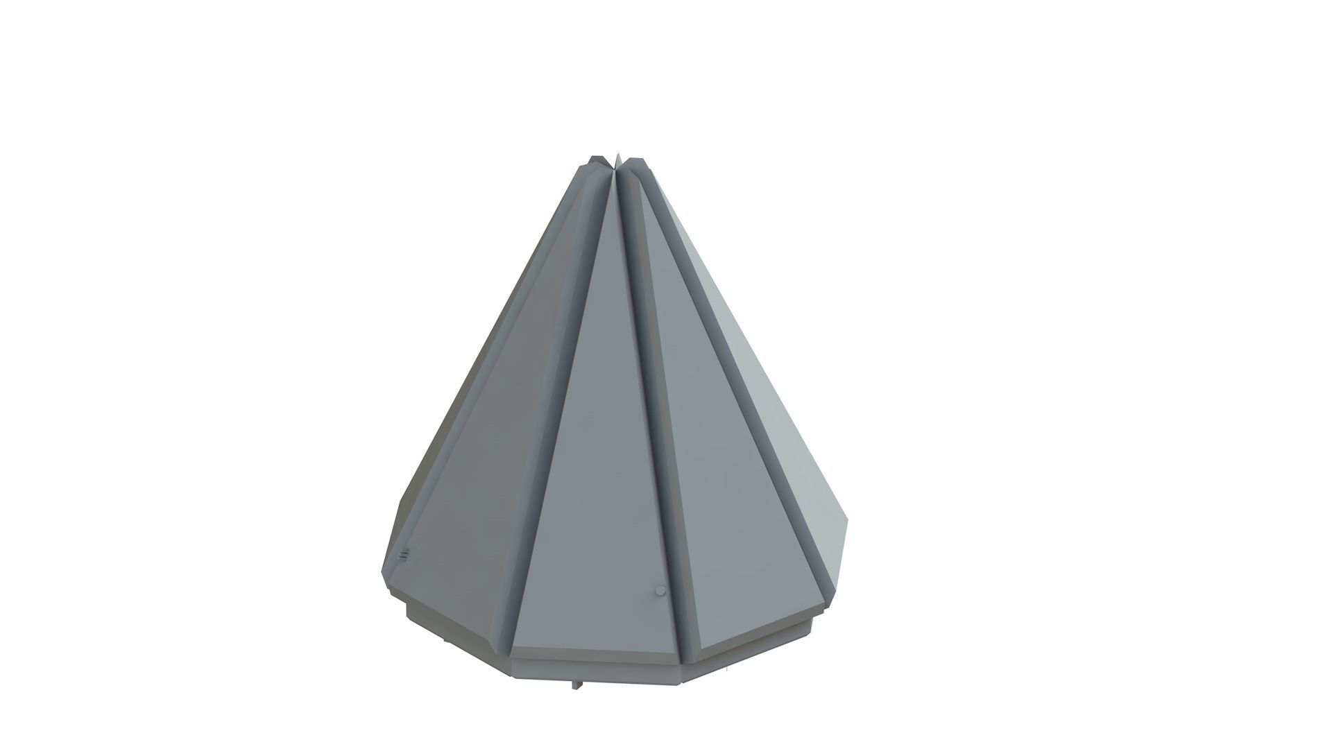 Sci Fi Object No 2321 Low Poly Low-poly 3D model_7
