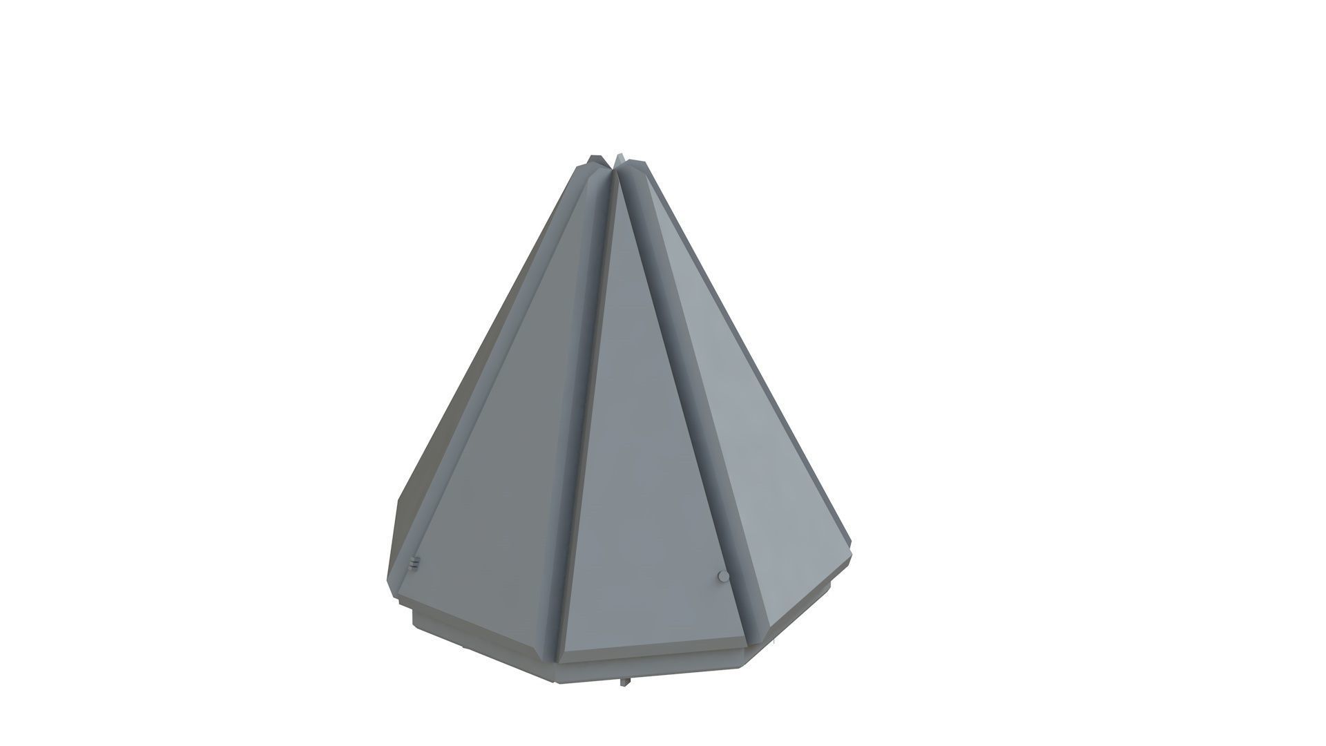 Sci Fi Object No 2312 Low Poly Low-poly 3D model_7