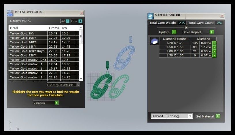 G DOUBLE CURVED FONT 3D print model_2