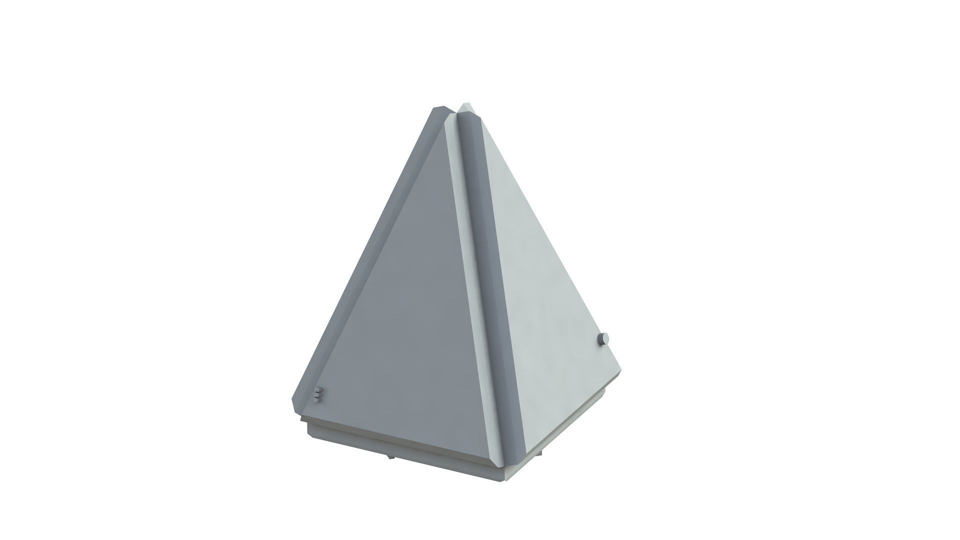 Sci Fi Object No 2282 Low Poly Low-poly 3D model_5