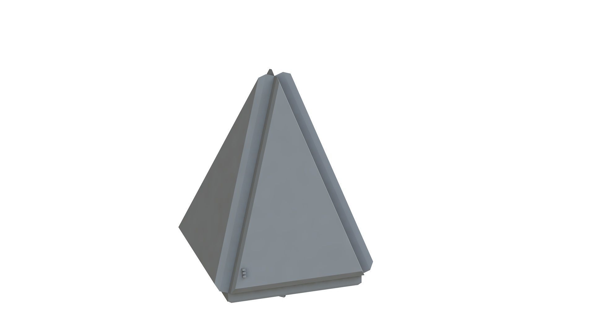 Sci Fi Object No 2282 Low Poly Low-poly 3D model_7