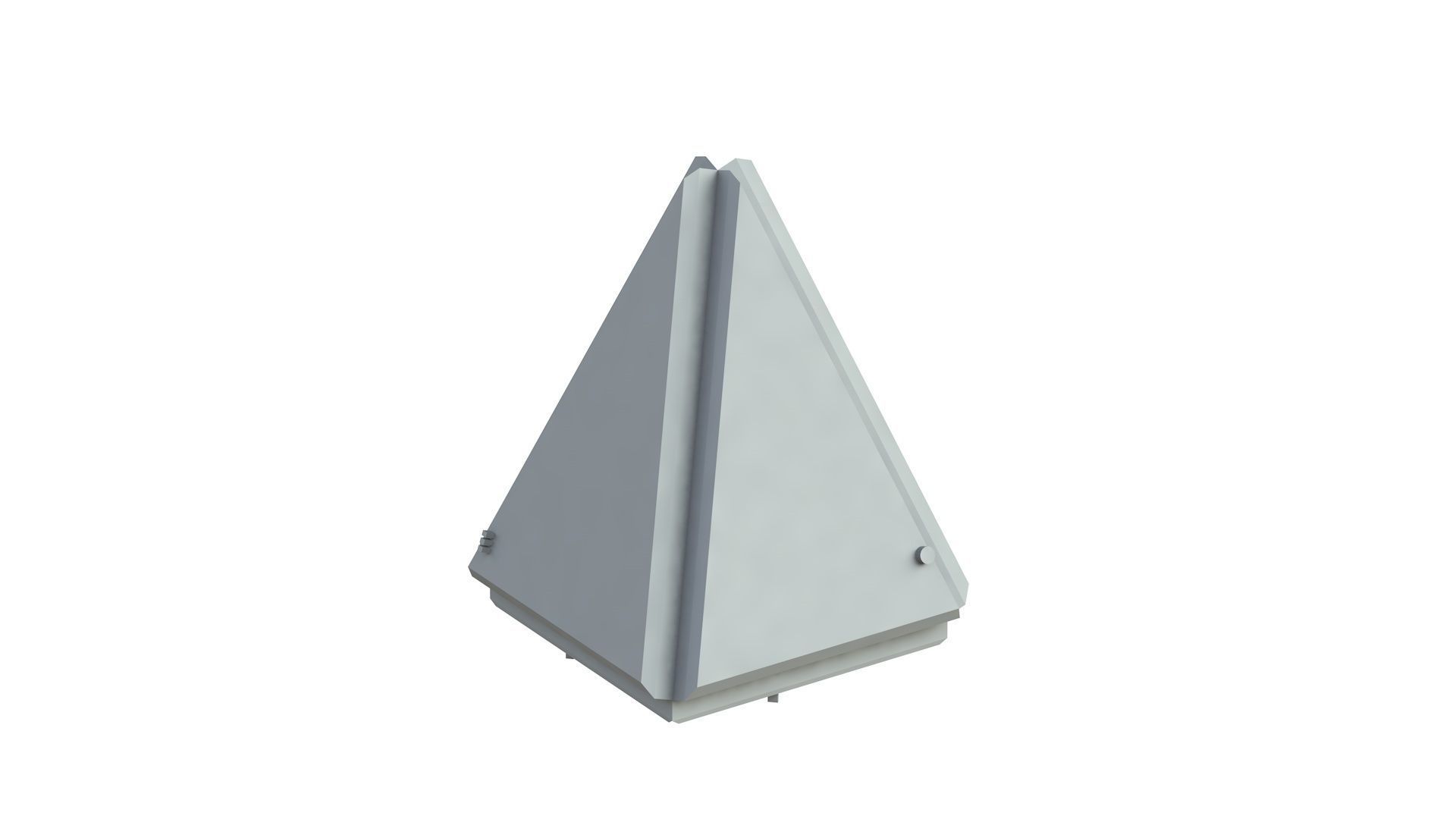 Sci Fi Object No 2282 Low Poly Low-poly 3D model_4