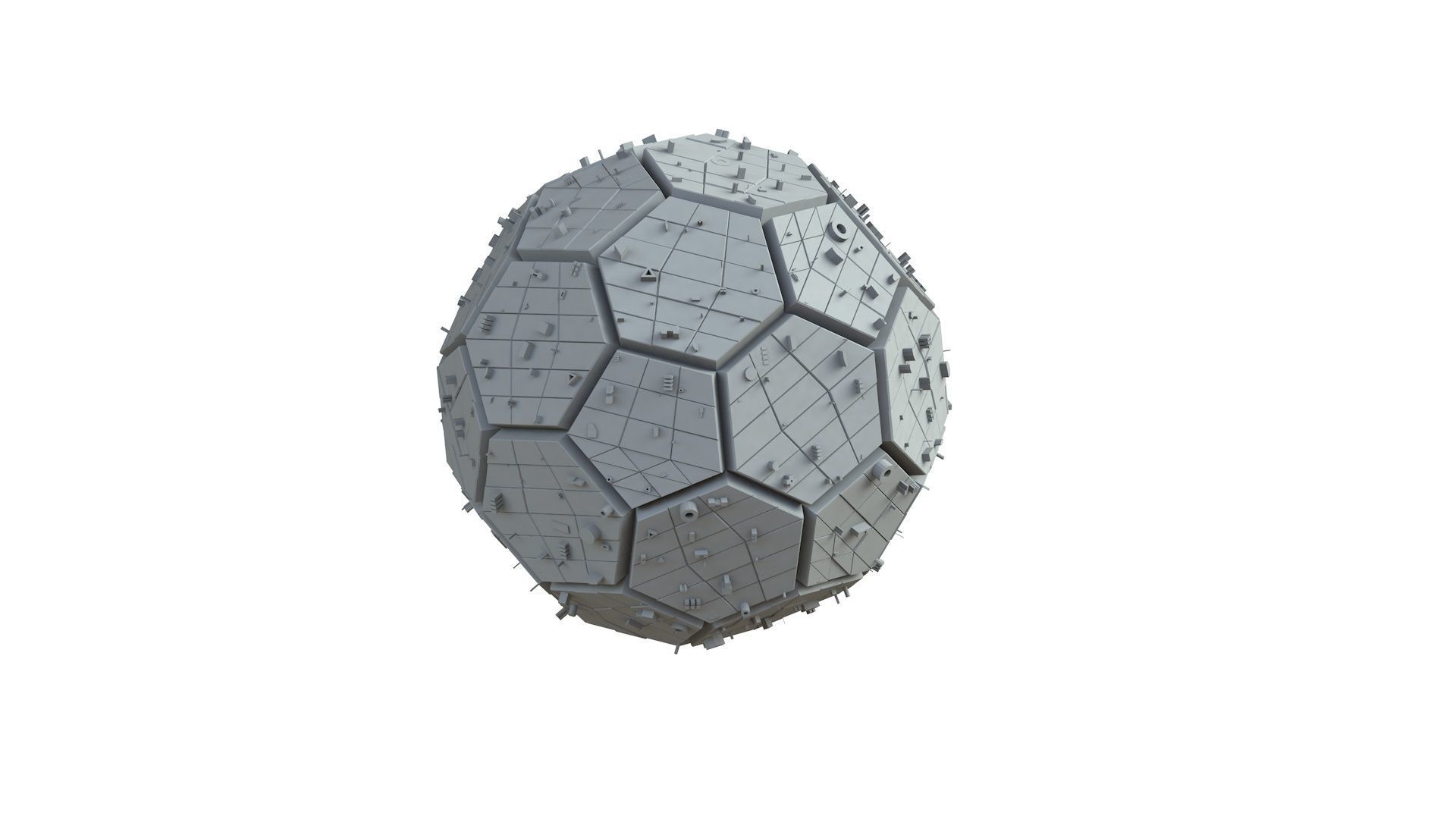 Sci Fi Object No 2267 Low Poly Low-poly 3D model_5