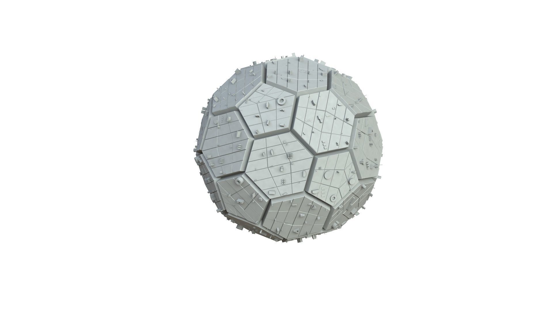 Sci Fi Object No 2267 Low Poly Low-poly 3D model_2