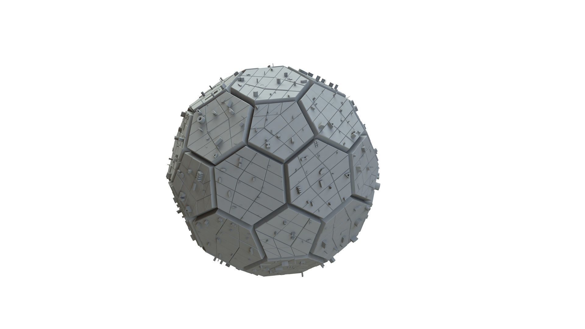 Sci Fi Object No 2267 Low Poly Low-poly 3D model_10