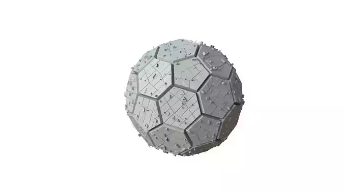 Sci Fi Object No 2267 Low Poly