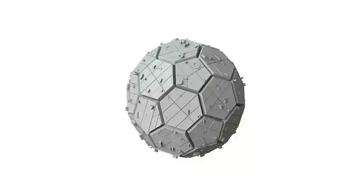 Sci Fi Object No 2225 Low Poly