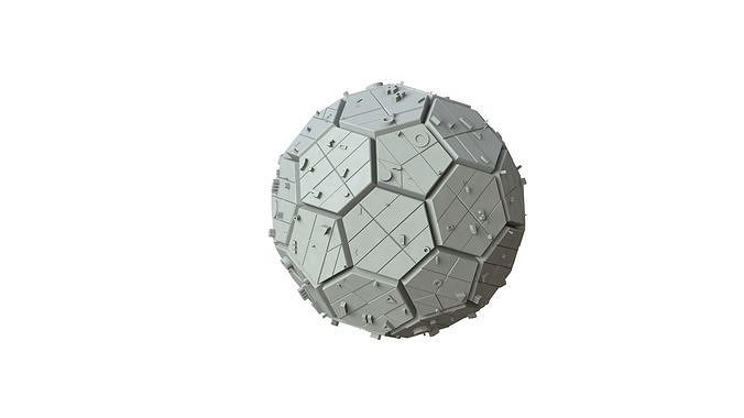 Sci Fi Object No 2225 Low Poly Low-poly 3D model