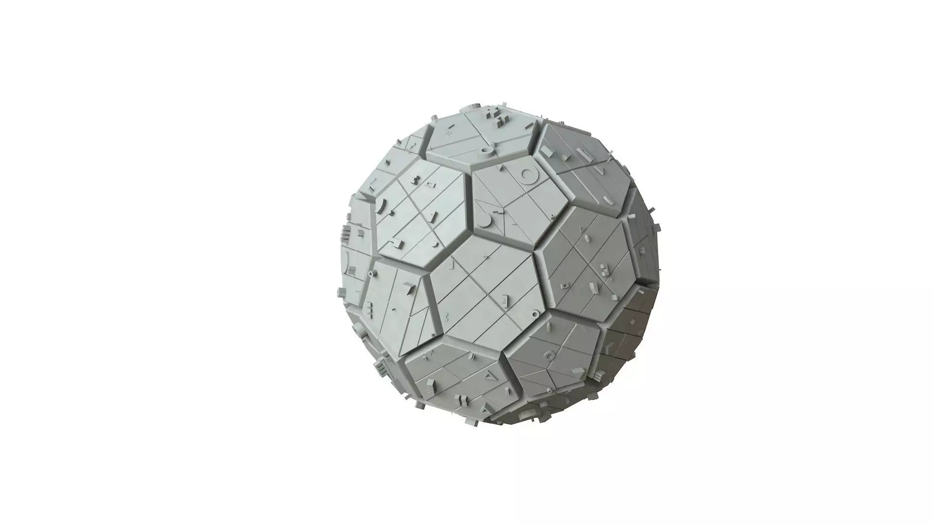 Sci Fi Object No 2225 Low Poly Low-poly 3D model_0