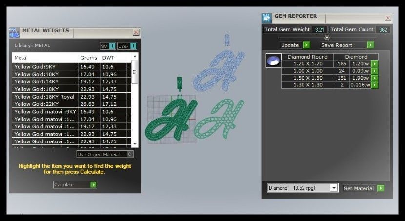 H DOUBLE CURVED FONT 3D print model_10