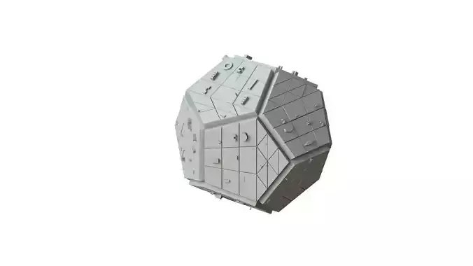 Sci Fi Object No 2153 Low Poly