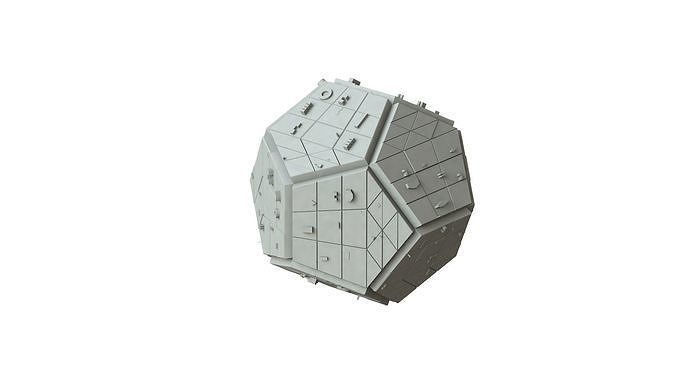 Sci Fi Object No 2153 Low Poly Low-poly 3D model