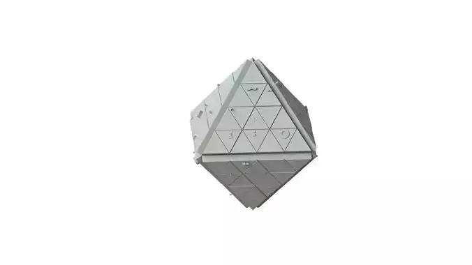 Sci Fi Object No 1879 Low Poly