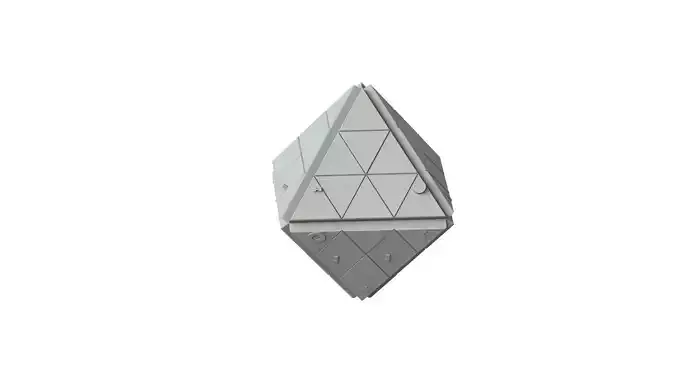 Sci Fi Object No 1874 Low Poly
