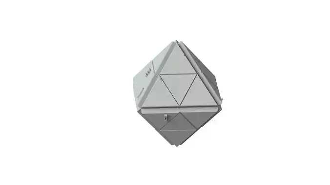 Sci Fi Object No 1873 Low Poly