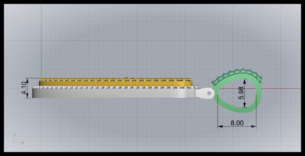 J DOUBLE CURVED FONT 3D print model_9