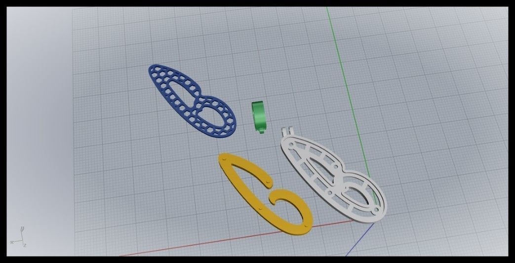 J DOUBLE CURVED FONT 3D print model_11