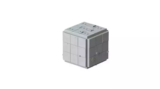 Sci Fi Object No 1698 Low Poly