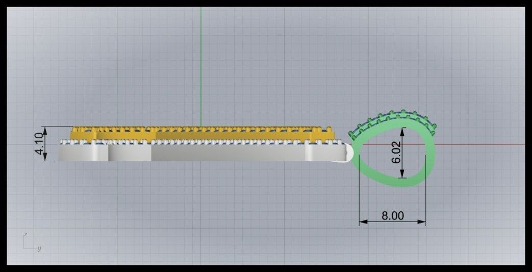 K DOUBLE CURVED FONT 3D print model_9