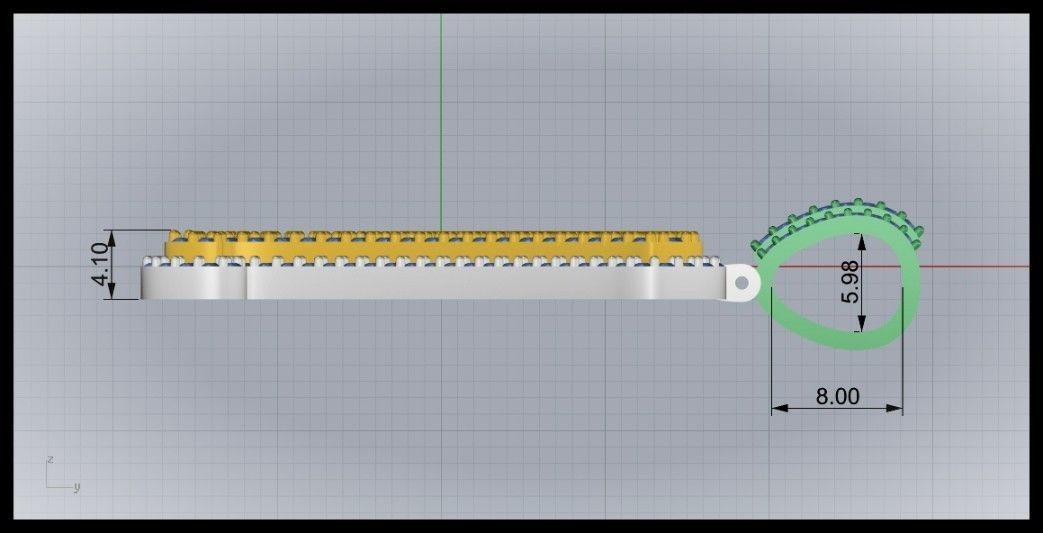 N DOUBLE CURVED FONT 3D print model_9