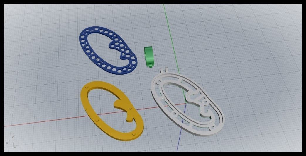 O DOUBLE CURVED FONT 3D print model_11